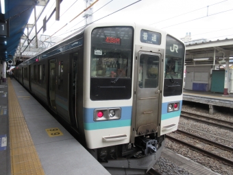 大月駅から甲府駅の乗車記録(乗りつぶし)写真