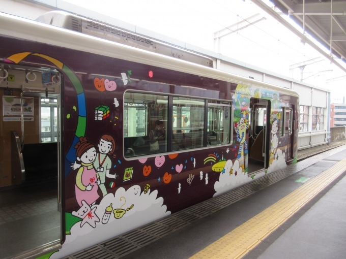鉄道乗車記録の写真:列車・車両の様子(未乗車)(1)        「京都本線のSDGsトレインです。」