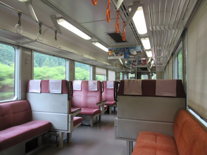 鉄道乗車記録の写真:車内設備、様子(3)        「伊勢奥津駅からは乗客は一人でした。」