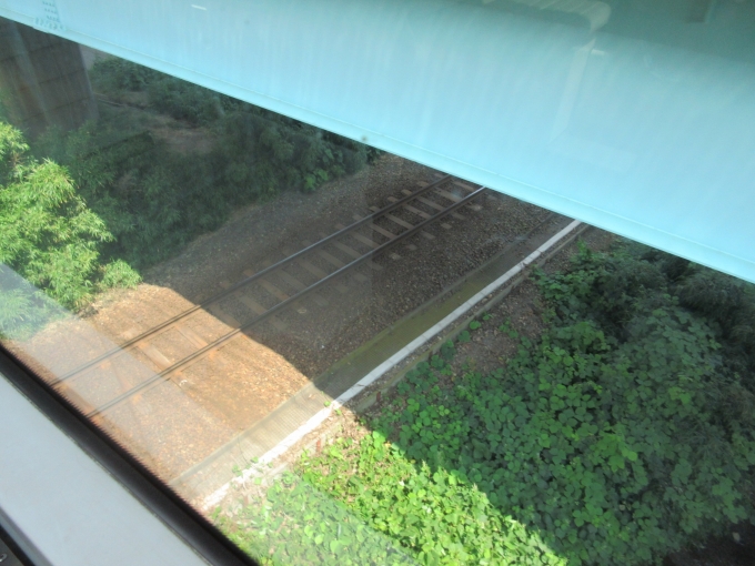 鉄道乗車記録の写真:車窓・風景(2)        「氷見線の線路です。」