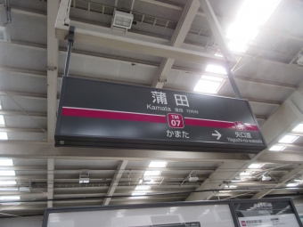 五反田駅から蒲田駅の乗車記録(乗りつぶし)写真