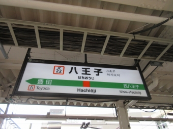 八王子駅から東神奈川駅の乗車記録(乗りつぶし)写真