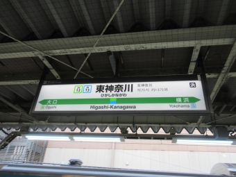 東神奈川駅 写真:駅名看板