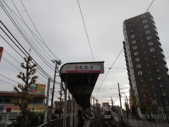 熊野前停留場から三ノ輪橋停留場の乗車記録(乗りつぶし)写真