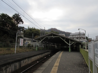 信貴山口駅から河内山本駅の乗車記録(乗りつぶし)写真