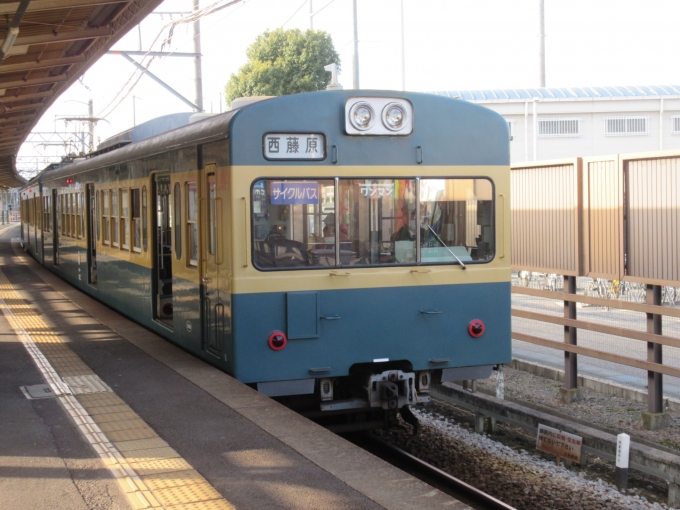 鉄道乗車記録の写真:乗車した列車(外観)(3)        「丹生川駅まで乗車します。」