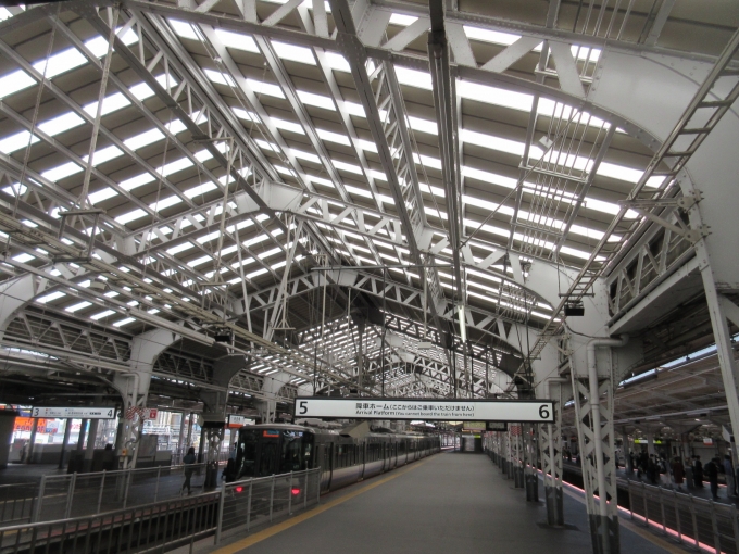 鉄道乗車記録の写真:駅舎・駅施設、様子(1)        「阪和線のホームです。」