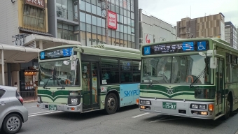 京都河原町駅から十三駅の乗車記録(乗りつぶし)写真