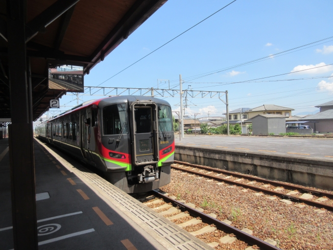 鉄道乗車記録の写真:乗車した列車(外観)(1)          「最初は高松駅まで乗車する予定でしたが、この後ことでんに乗りたいので急遽琴平駅で下車しました。

この事が吉と出るか凶と出るか(笑)」
