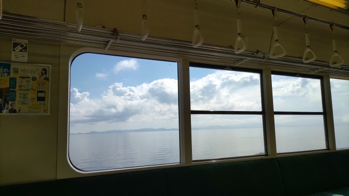 鉄道乗車記録の写真:車窓・風景(5)        「車窓から見た景色はとっても綺麗でした。」