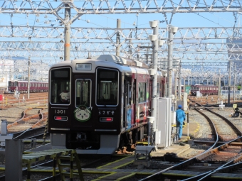 十三駅から正雀駅:鉄道乗車記録の写真