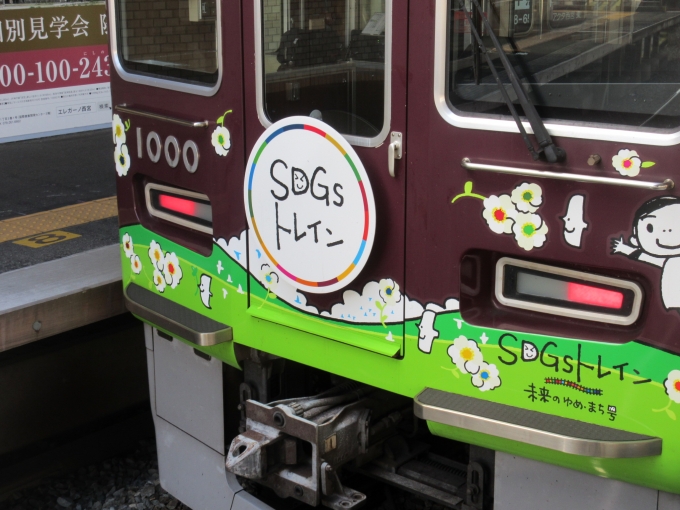 鉄道乗車記録の写真:ヘッドマーク(3)        「SDGsトレインのHMです。」