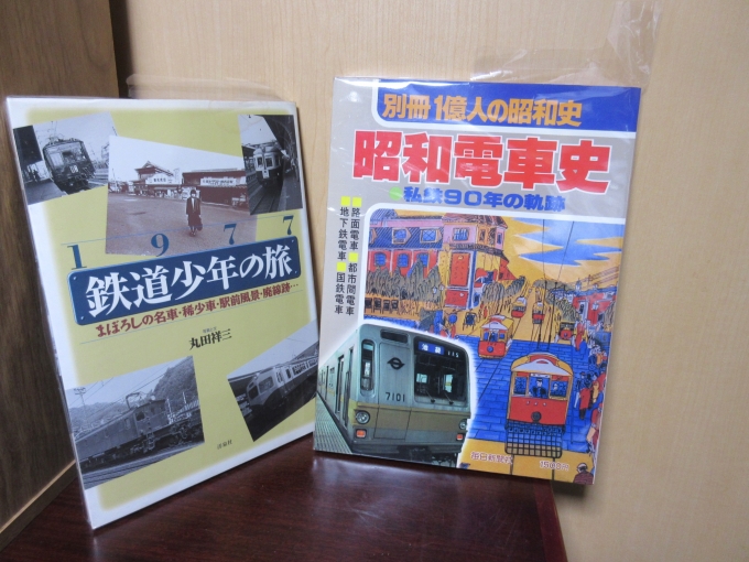 鉄道乗車記録の写真:旅の思い出(2)        「南京町でお昼こはんを食べた後元町商店街をブラブラしてた時に古本屋さんを見つけて相方が買った本です。
※家で撮影」