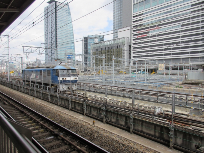 鉄道乗車記録の写真:列車・車両の様子(未乗車)(4)        「名古屋駅で降りてすぐまたまた貨物列車に遭遇。」