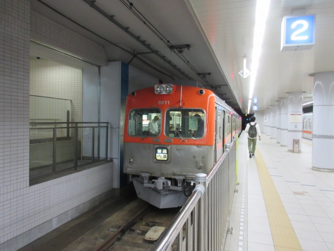 鉄道乗車記録の写真:乗車した列車(外観)(1)        「浅野川線「内灘駅」まではこの列車に乗ります。」