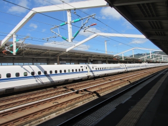新山口駅から博多駅の乗車記録(乗りつぶし)写真