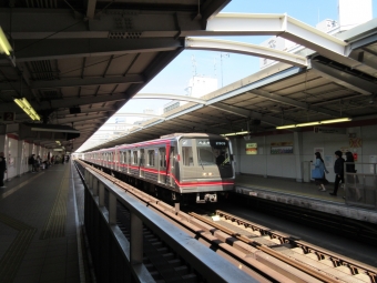 天王寺駅から西中島南方駅の乗車記録(乗りつぶし)写真