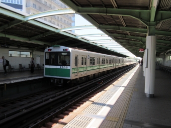 弁天町駅から長田駅の乗車記録(乗りつぶし)写真
