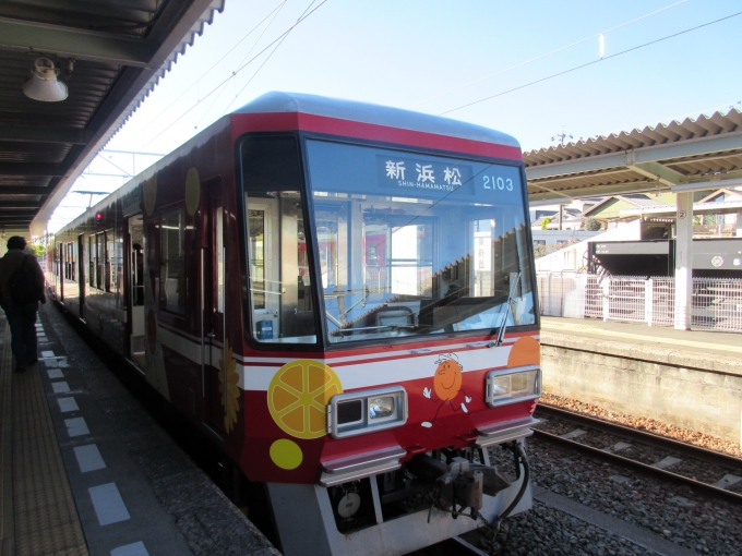 鉄道乗車記録の写真:乗車した列車(外観)(1)          「新浜松駅まではこの列車に乗ります。」