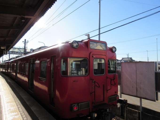 鉄道乗車記録の写真:乗車した列車(外観)(2)        「三河線は2両ワンマン、単線でした。」