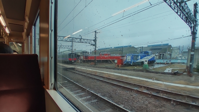 鉄道乗車記録の写真:列車・車両の様子(未乗車)(2)        「奥出雲おろち号が! 携帯じゃなくてカメラで撮ったら良かった。
でも見ることが出来て嬉しかったです。」
