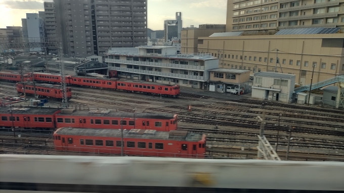 鉄道乗車記録の写真:列車・車両の様子(未乗車)(1)          「岡山気動車区(名称が分からなかったので調べました)で止まっていたキハたちです。」