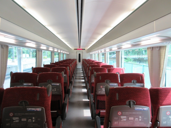 鉄道乗車記録の写真:車内設備、様子(2)        