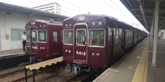 淡路駅から北千里駅の乗車記録(乗りつぶし)写真
