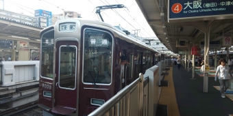 石橋駅から十三駅:鉄道乗車記録の写真