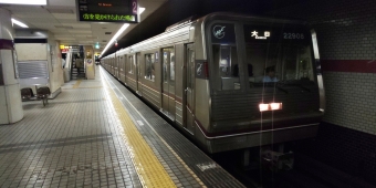 東梅田駅から野江内代駅:鉄道乗車記録の写真