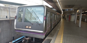 野江内代駅から八尾南駅の乗車記録(乗りつぶし)写真