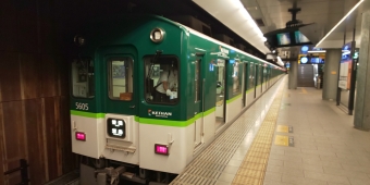 京橋駅から中之島駅:鉄道乗車記録の写真