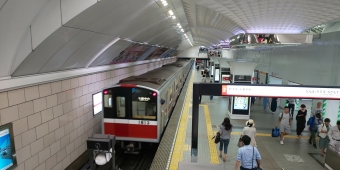 長居駅から梅田駅の乗車記録(乗りつぶし)写真