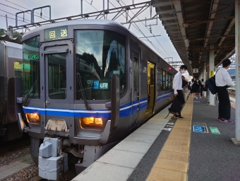 長浜駅から近江塩津駅の乗車記録(乗りつぶし)写真