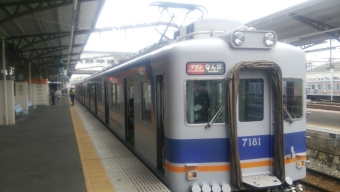 みさき公園駅から和歌山市駅の乗車記録(乗りつぶし)写真