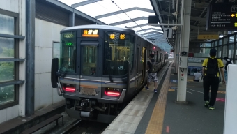 東舞鶴駅から綾部駅の乗車記録(乗りつぶし)写真