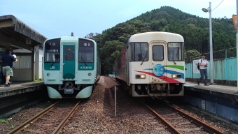 海部駅から徳島駅の乗車記録(乗りつぶし)写真