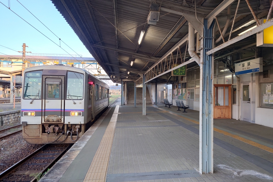 鉄道乗車記録「厚狭駅から仙崎駅」乗車した列車(外観)の写真(2) by hiro 撮影日時:2022年08月27日