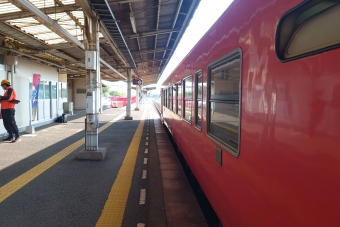 長門市駅から益田駅の乗車記録(乗りつぶし)写真