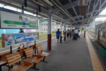 岡谷駅から小淵沢駅の乗車記録(乗りつぶし)写真