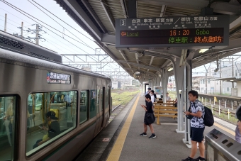 紀伊田辺駅から御坊駅の乗車記録(乗りつぶし)写真