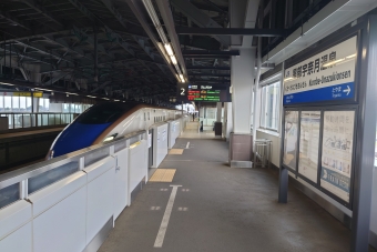 黒部宇奈月温泉駅から金沢駅の乗車記録(乗りつぶし)写真