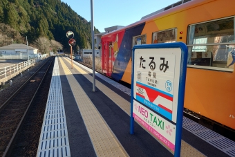 本巣駅から樽見駅の乗車記録(乗りつぶし)写真