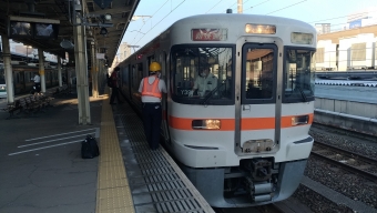 浜松駅から米原駅の乗車記録(乗りつぶし)写真