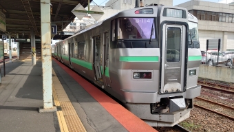 苫小牧駅から南千歳駅の乗車記録(乗りつぶし)写真