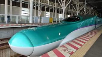 新函館北斗駅から奥津軽いまべつ駅の乗車記録(乗りつぶし)写真