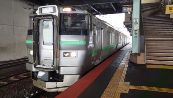 苫小牧駅から千歳駅の乗車記録(乗りつぶし)写真