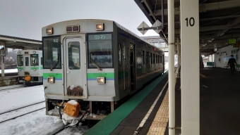 岩見沢駅から追分駅:鉄道乗車記録の写真
