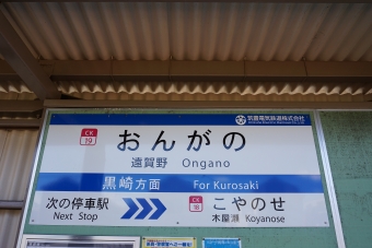感田駅から遠賀野駅の乗車記録(乗りつぶし)写真