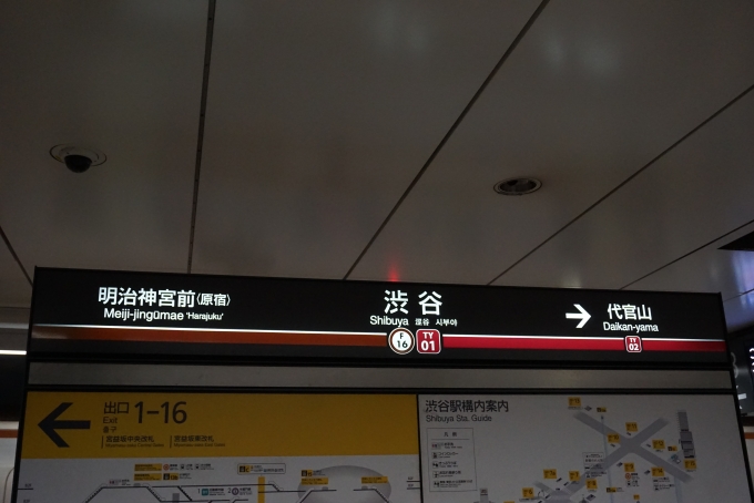 鉄道乗車記録の写真:駅名看板(2)        「副都心線・東急東横線」